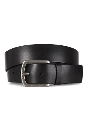 ECCO Allan jeans  belt zwart 