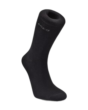 Ecco bamboo crew sock black