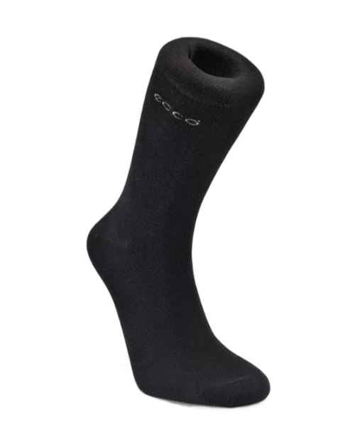 bamboo crew sock black