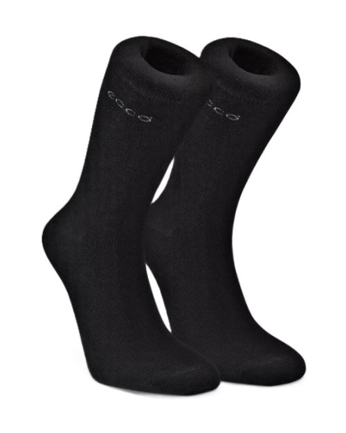 bamboo crew sock black