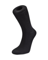 bamboo crew sock black